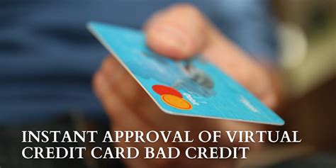 You can choose from among several <b>card</b> designs at no additional charge. . Instant approval virtual credit card bad credit